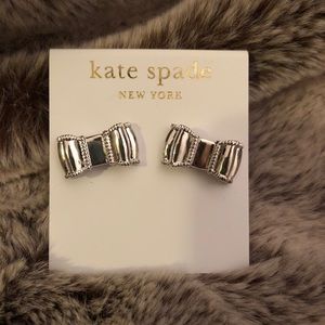 Kate Spade : Silver Bow Earrings
